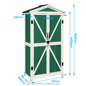 Maison de stockage de hangar extérieur en <span class=keywords><strong>bois</strong></span> coffres à outils armoire stockage de hangar d'outils robuste - Product Image 2