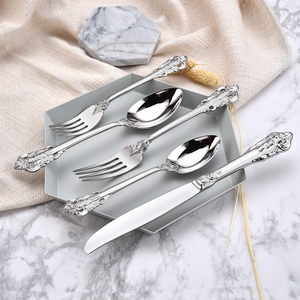 Juego de cubiertos de plata de lujo de alta calidad para bodas y fiestas - Product Image 4