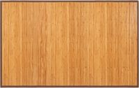 Tapis de sol en bambou naturel avec support antidérapant Tapis de sol intérieur enroulable pour chambre à coucher et salon