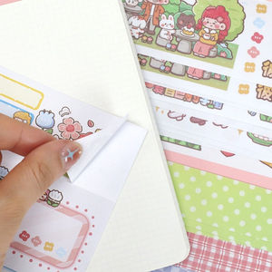 Novedades Venta final Muzili Hand Account Starter Set Kawai Color Cute Gift Journaling Stickers Set para <span class=keywords><strong>adolescentes</strong></span> - Product Image 5