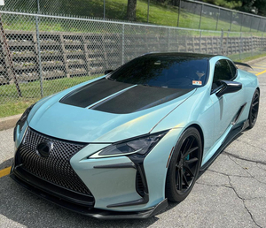 Venta al por mayor <span class=keywords><strong>de</strong></span> piezas <span class=keywords><strong>de</strong></span> fibra <span class=keywords><strong>de</strong></span> carbono PU para Lexus LC500 LC500H: Labio <span class=keywords><strong>de</strong></span> parachoques delantero, Splitter delantero, Difusor trasero, Faldones laterales, Kit <span class=keywords><strong>de</strong></span> carrocería - Product Image 3