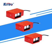 Capteur photoélectrique réflectif à faisceau traversant carré KJT FS100 de bonne qualité, NPN PNP 10-30V DC, portée de détection 8M, interrupteur optique