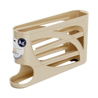 Boîte de rangement antibactérienne coulissante pour œufs, organisateur de porte latérale de réfrigérateur domestique, gadget de cuisine pour la distribution automatique des œufs