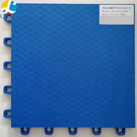 Système de carreaux de sol d'intérieur multi-sport portable à emboîtement de terrain de pickleball modulaire fait de basket-ball en plastique PP FIBA