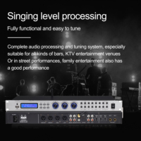 Nouveau processeur de guitare multi-effets en métal avec double écho et réverbération, pour diffusion FM, usage domestique/KTV, USB pour 4 canaux 15W