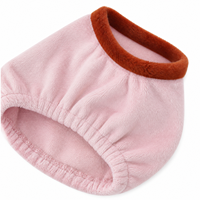 Gilet d'hiver chaud en polaire thermique double face pour chat et chien, en peluche épaisse avec broderie ours mignon, manteau à 2 pattes, tailles S-XL