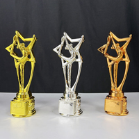 Nouveau Design Or Argent Cuivre Résine Danseur Trophées Compétition Personnalisée Trophées Event Champion Awards