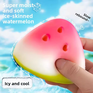 Simulation Watermelon Squeeze Toy Stress Relief Soft <b>Squishy</b> Slow Rebound Perfect Decompression Sweet Potato-Shaped PU - Product Image 5
