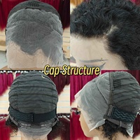 Perruque Courte Pixie Frisée Fournisseur, Perruque en Cheveux Humains HD Lace 13x4, Cheveux Vietnamiens, Coupe Pixie Bob, Perruque Pixie Courte en Gros pour Femmes Noires