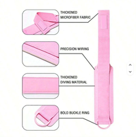 Sangles de cheville unisexes pour fitness, rembourrées en néoprène, avec double anneau en D, sangle de câble réglable, compression élastique pour exercices de fessiers et de jambes