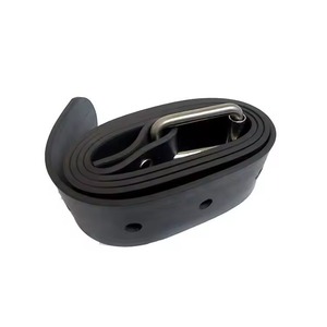 Ceinture de plongée lestée en caoutchouc noir, réglable, robuste, importée de Malaisie, idéale pour la plongée libre – Meilleure vente - Product Image 2