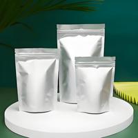 En stock 500g Faible MOQ 100 pièces Sac sous vide en aluminium 14*21 Pochette stérilisable haute température à fond plat