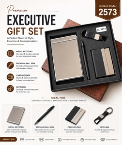 Juego de Regalo Profesional Inteligente Cuatro en Uno: Cuaderno A5, Bolígrafo Magnético, Tarjetero, Llavero de Cuero Sintético, Regalos con Logotipo Personalizado - Product Image 1