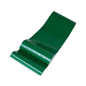 OEM verde espiga antideslizante de PVC cinta transportadora para material a granel transporte