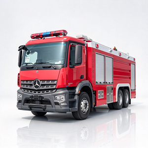 Camion de pompiers MerceDS 6x4 18T avec réservoir d'eau, moteur diesel Euro 5, pour aéroport, parc industriel, lutte contre les incendies à grande échelle, sauvetage - Product Image 1