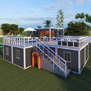 <span class=keywords><strong>Desgin</strong></span> Show Prefab solusi proyek bangunan kantor rumah kontainer prefabrikasi rumah sementara pinggir Pantai Vila sewa rumah liburan - Product Image 1