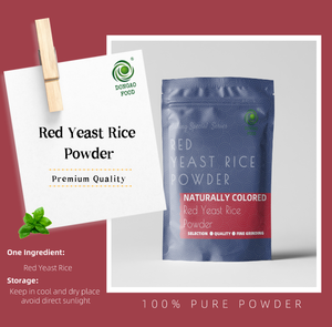 Riche en poudre de riz, composé de cellules monmacin K, Support cardiovaires et imitant, nettoyeur Vegan, chair, rouge, riz - Product Image 3