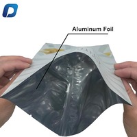 Sac en plastique aluminium imprimé personnalisé Pochette à joint latéral arrière Popcorn et chips Sac à oreiller anti-odeur pour collation