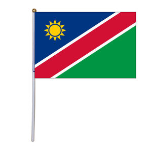 Gahumi Long Life Haute Qualité 14*21cm Lituanie Main Drapeau Pas Cher Fabriqué en Chine Main Agitant le Drapeau National - Product Image 3