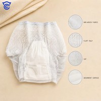 Culottes menstruelles jetables pour flux abondant, idéales pour les voyages d'affaires