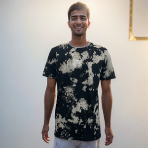 OEM Embroidered Vintage Acid Washed 100% Cotton <b>Knitted</b> Fabric Custom Weight Men's Eco-Friendly Quick Dry Anti-Pilling Casual - Product Image 1