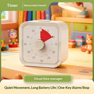 Minuteur visuel électrique pour les élèves du primaire, outil d'autodiscipline avec rappel de compte à rebours d'apprentissage - Product Image 5