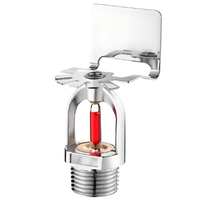 Tête de sprinkler vertical chromée à suppression rapide pour entrepôt