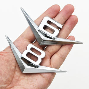 شعار معدني ثلاثي الأبعاد V6 V8، حروف وشارات، ملصق سيارة يحمل سعة المحرك لسيارات جيب شيروكي ورانجلر WJ WK جراند - Product Image 5