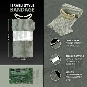 オリパワー緊急応急処置キット、モールシステム搭載ハイキングレスキューポーチ、個人防衛装備用医療アクセサリーバッグ - Product Image 3