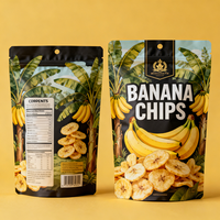 Sachets Doypack Personnalisés en Aluminium Alimentaire Imprimé pour Chips de Pommes de Terre, Bananes et Plantains, Emballage Plastique