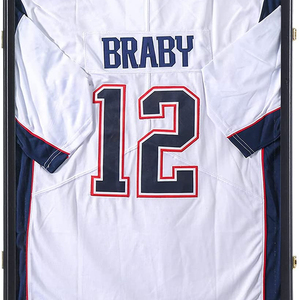 Custom Wall Mount Lockable Transparent UV Protection Acrylic Football basketball shadow box jersey display frame