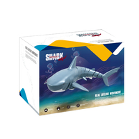 Jouet requin aquatique télécommandé MILI 2.4G, rechargeable, électrique, haute simulation, jouets requin télécommandés, bateau télécommandé pour piscine, salle de bain