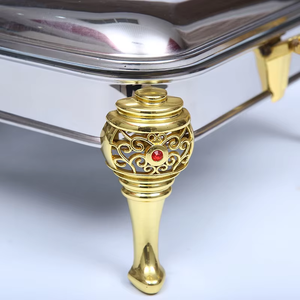 Four à poisson commercial en acier inoxydable, multifonctionnel, de haute qualité, avec réchaud à alcool solide, four de buffet de luxe en <span class=keywords><strong>Pyrex</strong></span> pour hôtel - Product Image 4