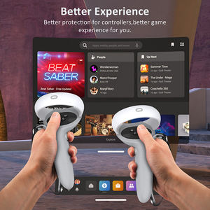 <span class=keywords><strong>Para</strong></span> <span class=keywords><strong>Oculus</strong></span> Quest 2 Protección completa Anti caída Controlador de silicona Grip Cover Funda protectora - Product Image 2