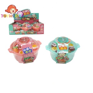 Nuevo Set de Gomitas Fondue en Forma de Fideos, Malvaviscos con Mermelada de Fresa, Caramelos Blandos 3D, Postre de Gomitas para Hot Pot con Tenedor - Product Image 2