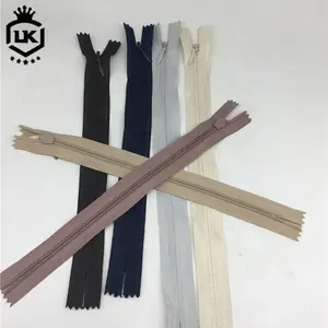 LanKe Wholesale Custom No.3 Sweat Suits Unisex Zippers Fabric Tape Invisible Nylon Zipper For Clothes Dresses Garments