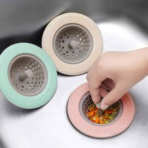 Kitchen Tools Silicone <b>Sink</b> Strainer Basket Anti-blocking Mesh Filter Drain <b>Plug</b> Cover Bathroom Accessories Washing Colander - Product Image 1
