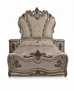 Luxury <b>Royal</b> Antique Hand-Carved Solid Wood Wedding <b>Bed</b> Custom Crafted for Premium Bedroom Interiors - Product Image 1