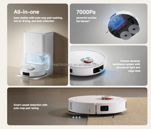 Robot Aspirador <span class=keywords><strong>Xiaomi</strong></span> X20+ Versión UE Inteligente Todo en Uno con Succión de 6000Pa y Navegación Láser 3D - Product Image 4