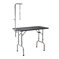 Table pliante pour chien Shernbao FT-813HA pour salon de toilettage pour animaux de compagnie, table pour toilettage de chiens, table de salon pour animaux de compagnie, table de toilettage pour animaux de compagnie réglable en hauteur