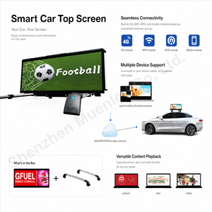 Écran LED DS5-A pour toit de taxi, affichage publicitaire extérieur P5, écran LED étanche IP65 - Product Image 2