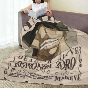 Vintage doux Roronoa <span class=keywords><strong>Zoro</strong></span> pour une pièce voulait affiche couverture Anime Pirates floue jeter pour lit canapé hiver - Product Image 3