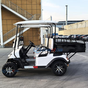 <span class=keywords><strong>Voiture</strong></span> <span class=keywords><strong>de</strong></span> golf électrique blanche confortable avec sièges réglables antidérapants, idéale pour les zones <span class=keywords><strong>de</strong></span> loisirs des villages <span class=keywords><strong>de</strong></span> retraite - Product Image 3