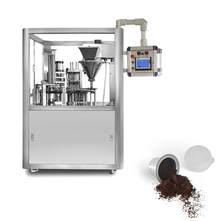Автоматическая упаковочная машина для изготовления кофейных капсул, 1-2 головки (Настраиваемые)