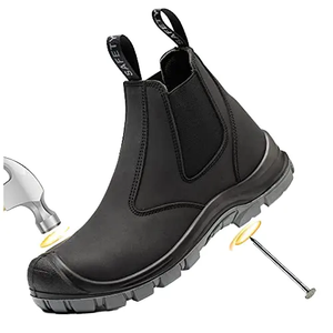JIANKUN S3 Stivali <span class=keywords><strong>da</strong></span> Lavoro Industriali Caldi Resistenti all'Olio con Punta in Acciaio Antiurto Protettivi Antiscivolo per <span class=keywords><strong>Uomo</strong></span> e Donna - Product Image 2