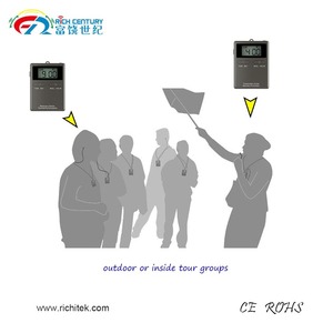 UHF rc8860 tour du lịch hướng dẫn hệ thống phong phú tuổi không dây Thì Thầm đài phát thanh Hướng dẫn hệ thống mô hình tốt nhất 860-870MHz cho nhà máy đã ghé thăm - Product Image 2