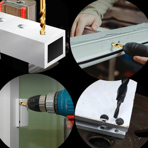 Broca para puertas y ventanas de aleación de aluminio, broca escalonada con diseño de orificios grandes y pequeños, tamaño estándar - Product Image 1