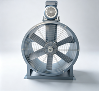 Ventilateur axial à moteur externe KT40 pour la ventilation des conduits industriels, adapté aux cabines de peinture, entrepôts, ateliers, extraction de fumée et de poussière