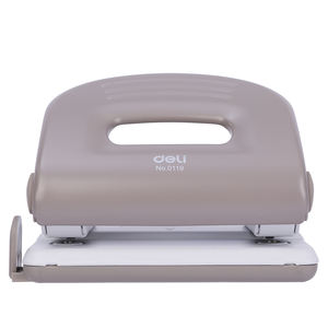 Deli E0119 poinçon 25 feuilles 80mm diamètre 6mm règle réglable Portable métal longue durée utilisation sans effort - Product Image 4