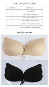 Robe de soirée adhésive pour femmes, <span class=keywords><strong>soutien</strong></span>-<span class=keywords><strong>gorge</strong></span> sans bretelles, dos nu, coupe collante, <span class=keywords><strong>soutien</strong></span>-<span class=keywords><strong>gorge</strong></span> Invisible auto-<span class=keywords><strong>adhésif</strong></span> - Product Image 3